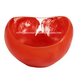 ชามเรซินสำหรับงานเลี้ยงผลไม้และของตกแต่งบ้านภาชนะบรรจุอาหารอินเดียตามต้องการ - Product Image 2