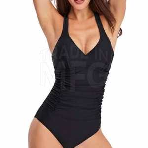 Maillot de bain confortable imprimé solide pour femmes vêtements de plage de qualité supérieure pour adultes et grandes tailles quantité minimale de commande bas - Product Image 2