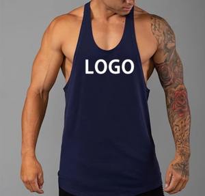 Gym Workouts Confortable Hommes Débardeurs Personnalisé À Séchage Rapide Blanc Singlet Fitness Gilet Respirant 100% Polyester Débardeur - Product Image 3