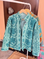 Chaqueta Suzani de Algodón Bordada a Mano: Prenda Exterior Étnica y Chic de Colores
