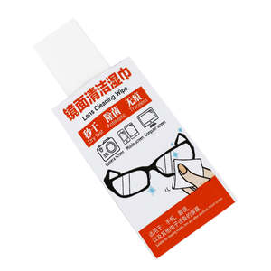 10 Toallitas Limpiadoras de Lentes Antivaho 10x12 cm OEM y ODM de un Solo Uso - Product Image 5