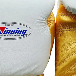 Gants de boxe professionnels en cuir blanc or, poignet à velcro, gants d'entraînement et de sparring pour hommes et femmes - Product Image 6