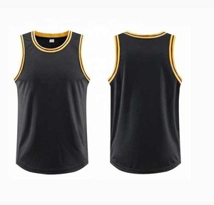 2024 dernière conception de maillot de basket-ball uniforme réversible imprimé en usine personnalisé en noir et orange pour l'équipe de club de basket-ball des États-Unis - Product Image 6