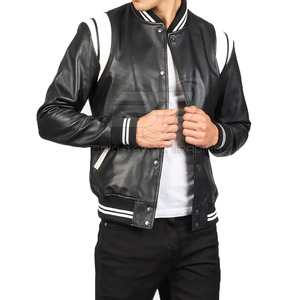 Chaquetas de Cuero Personalizadas de Buena Calidad 2025 Chaqueta de Cuero de Invierno para Hombre en Venta Chaquetas de Moda Cómodas - Product Image 1