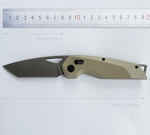 Diseñe su cuchillo individual, cuchillo de caza al aire libre, cuchillo de bloqueo de barra transversal en MOQ bajo - Product Image 3