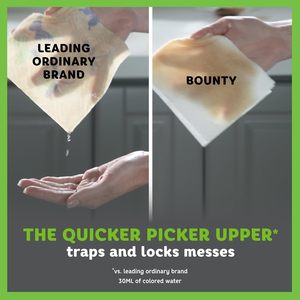 Rollos Gigantes de Toallas de Papel de 2 Capas Bounty, 11" X 10 1/4", Blancas, 20 Onzas Líquidas - Product Image 3