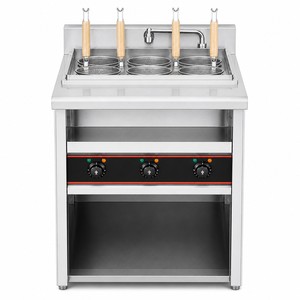 เครื่องต้มบะหมี่ไฟฟ้าแบบตั้งพื้น 6 ตะกร้า ยี่ห้อ Commercial Electric 220V 6kW สำหรับร้านราเมน อุด้ง - Product Image 1