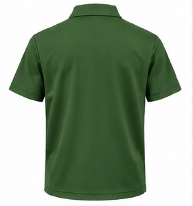 Polos de Marca Privada para Hombre, Index Apparel, Logotipo Personalizado, Cierre de Cremallera de un Cuarto, Manga Corta, Fabricante, Logotipo Bordado - Product Image 6