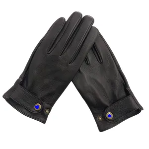 Gants en cuir de mode de vente directe d'usine nouveau style de gants en cuir de mode de qualité supérieure