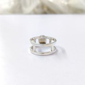 แหวนเงินแท้ 925 ประดับโอปอลเอธิโอเปียและควอตซ์รูปไข่ คุณภาพเยี่ยม เหมาะสำหรับงานแต่งงาน งานเลี้ยง และวันครบรอบ - Product Image 4