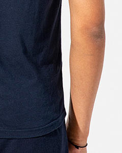 T-shirts sur mesure pour hommes, respirants, à manches courtes, col rond, en coton/fibre de bambou, tissu peigné, grande taille, unisexe - Product Image 3