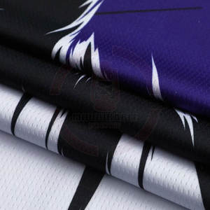 ชุดกีฬาโพลีเอสเตอร์คุณภาพสูงของผู้ชายชุดบาสเก็ตบอลสีตามสั่ง-XS สไตล์สั้นระบายอากาศได้ดีไซน์ใหม่ - Product Image 5