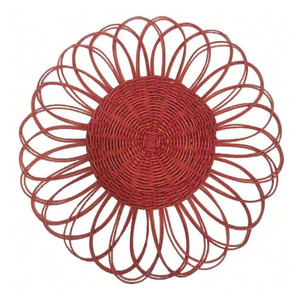 Hot Selling 2025 Natural Rattan Charger Plates Customize Sizes Variety of Colors Handmade Rattan <b>Placemat</b> for Table Decor - Product Image 1