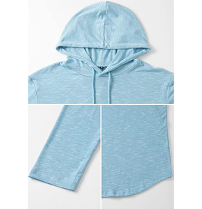 Pull à capuche athlétique à manches longues pour hommes T-shirt de course à pied à séchage rapide personnalisé pour les sports d'hiver - Product Image 2