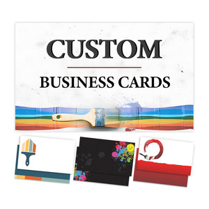 Tarjetas de Visita de Cartón Impermeables de 3.5" X 2" con Impresión Personalizada, Superficie en Relieve, Color y Diseño Personalizados - Venta al por Mayor - Product Image 2
