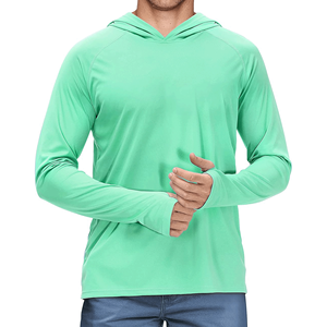 T-shirt de sport unisexe à manches longues, UPF 50+, antibactérien, 100% polyester, 180g, fermeture à enfiler, personnalisable par transfert par sublimation - Product Image 1