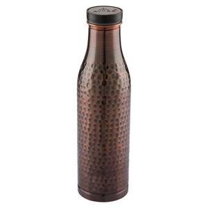 Botella de agua de cobre de diseño martillado antiguo, caja de regalo perfecta, accesorios para bebidas disponibles, antibacteriano disponible para la venta - Product Image 1