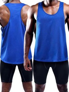 Camiseta sin mangas de culturismo con logotipo personalizado OEM para hombre, camiseta sin mangas de alta calidad a la venta, camisetas sin mangas de entrenamiento para adultos - Product Image 2