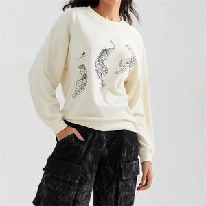 Sudaderas con estampado de tigre para mujer, Jersey gráfico informal, camisetas de gran tamaño, ropa de calle para salir - Product Image 4