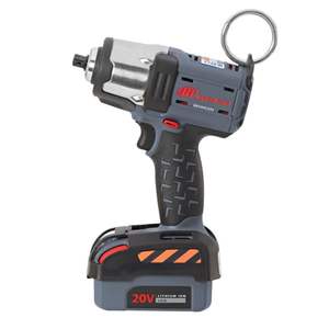 Clé à chocs sans fil 20V 3/8'' avec 2 batteries, couple de 550 Ft-lb, outil électrique à poignée pistolet pour environnements dangereux, pour travaux électriques - Product Image 2