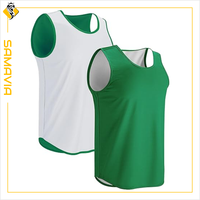 Camisetas de Baloncesto Ligeras, Reversibles, Transpirables, Antibacterianas, de Malla, Tallas Grandes, Hechas en Pakistán, de Doble Cara, para Equipos