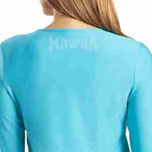 เสื้อแรชการ์ดแขนยาวผู้หญิง สวมใส่สบาย คุณภาพสูง ระบายอากาศได้ดี แห้งเร็ว ออกแบบเองได้ พิมพ์ลายด้วยความร้อน - Product Image 6