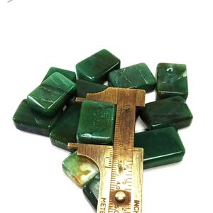 Piedra de cubo de cristal de Jade verde piedra preciosa de ágata caída con Chakra Reiki grabado para curar a granel al por mayor - Product Image 3