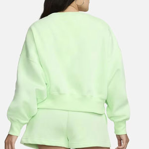 Sudaderas de Cuello Redondo 100% Algodón para Mujer, Impermeables, Ecológicas, Forradas, Casuales, Extra Grandes, Esenciales, Lisas, de Color Sólido - Product Image 2