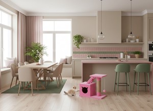 เสาข่วนแมวคุณภาพสูง Amistar Cat Sakura สำหรับแมวทุกสายพันธุ์และทุกขนาด - Product Image 4
