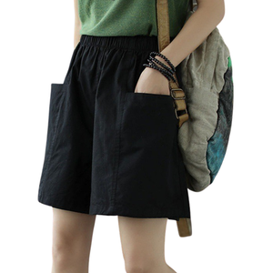 Short cargo sport tendance pour femme, été, respirant, amincissant, coupe droite, taille mi-haute, décontracté, ample, polyvalent, jambe large, élastique - Product Image 2