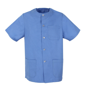 Uniformes Médicos Unisex de Alta Calidad, Bata de Laboratorio de Algodón, Poliéster y Spandex, Color Personalizado, Manga Corta, Estilo Médico, Sin Costuras - Product Image 5