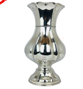 High Selling <b>Silver</b> Finished Metal Floor Vessel for Home And Hotel Decoration - Product Image 1