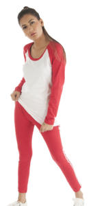 เสื้อยืดแขนยาวเต็มตัวสำหรับผู้หญิงสวมใส่สบายและเรียบง่ายระบายอากาศได้ดีไซส์ใหญ่พิเศษสำหรับใส่เล่นกีฬาและเล่นโยคะ - Product Image 4