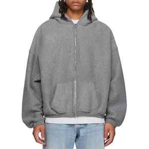 Nouveau sweat à capuche zippé de haute qualité grande taille sweats à capuche pour hommes logo imprimé personnalisé sweat à capuche pour hommes - Product Image 1