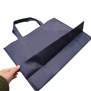 ถุงผ้าใยสังเคราะห์พกพาผ้าไม่ทอถุงผ้าพิมพ์ลายเป็นมิตรต่อสิ่งแวดล้อมนำกลับมาใช้ใหม่ได้สำหรับช้อปปิ้งซูเปอร์มาร์เก็ต - Product Image 6