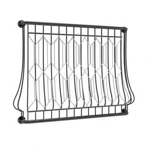 Nouveauté : Écran de cheminée en fil métallique, accessoires de cheminée, finition noire, écran de cheminée simple, écran de cheminée solide - Product Image 2