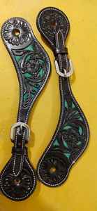 Estribo de caballo de cuero occidental de nuevo diseño con diseño de cuentas personalizado disponible al mejor precio al por mayor - Product Image 3