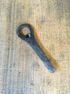 Stylish Antique Cast Iron Bottle Opener With Durable Wall Mount Perfect For Rustic Kitchens Restaurants And Outdoor Spaces - Product Image 2
