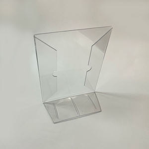 A4 Custom PVC Menu Sign Holder Clean <b>Plastic</b> <b>Sheets</b> with Custom Cutting Processing Service - Product Image 2