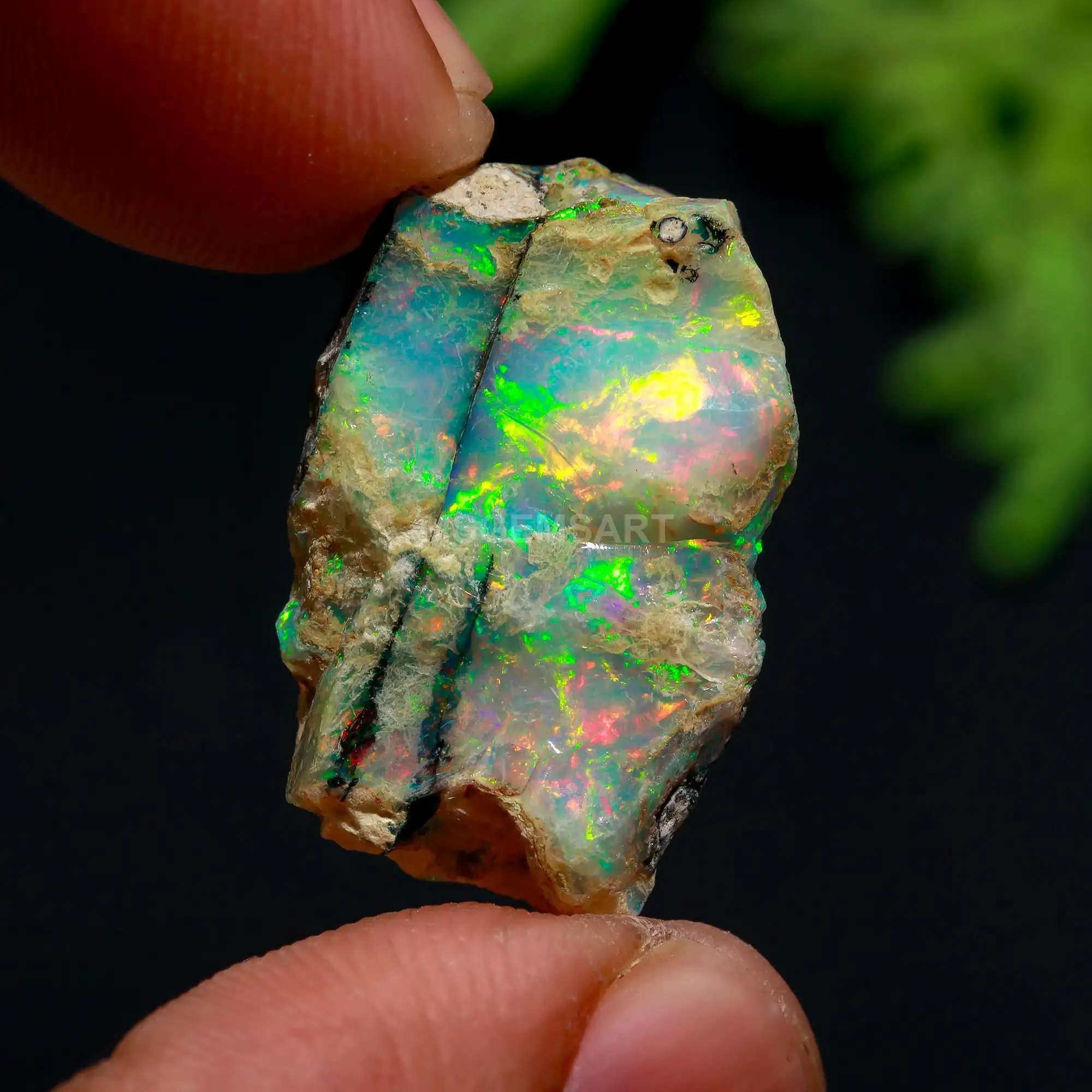 Thô pha lê Opal cầu vồng lửa Opal nguyên ethiopian Opal Uncut thô bán buôn Nhà cung cấp khoáng sản