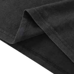 100% algodón Boxy Fit camiseta recortada logotipo personalizado Streetwear peso pesado Camiseta lisa de gran tamaño para hombres ropa de hombre - Product Image 3