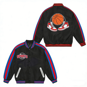 Fabricants de vestes de baseball en laine mérinos brodées personnalisées pour hommes, vestes de baseball varsity, vestes varsity - Product Image 5