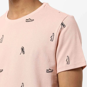 Venta al por mayor personalizado de alta calidad Casual streetwear nuevo diseño de impresión transpirable Muscle Fit Camiseta de manga corta para los hombres de tendencia - Product Image 6