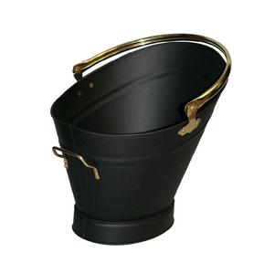 Deluxe Charcoal Bucket in Sleek Black Metal With Elegant Design Perfect for Stylish Indoor and Outdoor Fireplace Storage - Product Image 5