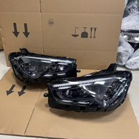 Pour Mercedes Benz GLE W167 GLE350 GLE450, Ensemble de phares LED multi-faisceaux à géométrie, Mise à niveau de la configuration de faible à haute performance, Phare avant