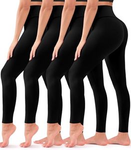 Leggings Deportivos de Mujer, Casuales, con Logotipo Personalizado, Cintura Alta, Súper Suaves, Cómodos, Transpirables, Control de Abdomen, Terciopelo Sólido - Product Image 1