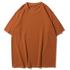 OEM/ODM Heavyweight 100% algodón hombres camisetas hombro caído de gran tamaño más tamaño personalizado impreso Logotipo de alta calidad camiseta en blanco - Product Image 5