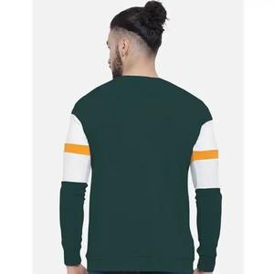 Venta al por mayor personalizado logotipo bordado sudaderas con capucha Unisex Casual en blanco 100 liso algodón polar cuello redondo sudadera para hombres logotipo personalizado - Product Image 2