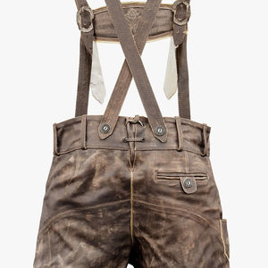 2025 Diseño personalizado Bavarian Lederhosen Color sólido Pantalones cortos para hombres Pantalones cortos para mujeres Mejor servicio OEM al por mayor Proveedor internacional - Product Image 6