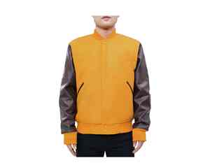 Veste universitaire personnalisée pour hommes avec manches en cuir hiver automne vestes pour hommes broderie patch logo prêt à expédier ou personnalisé - Product Image 5